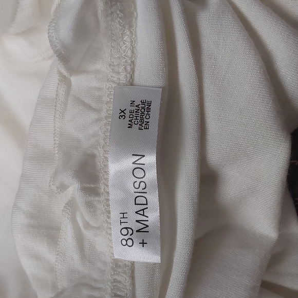 Ruffle Sleeve Tank  | 89th & Madison | 3X - Picture 6 of 10